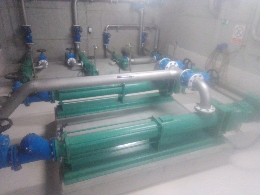 Stator Inoxcaucho dans pompe à eaux usées