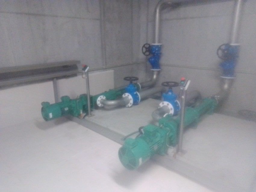 Stator Inoxcaucho dans pompe à eaux usées