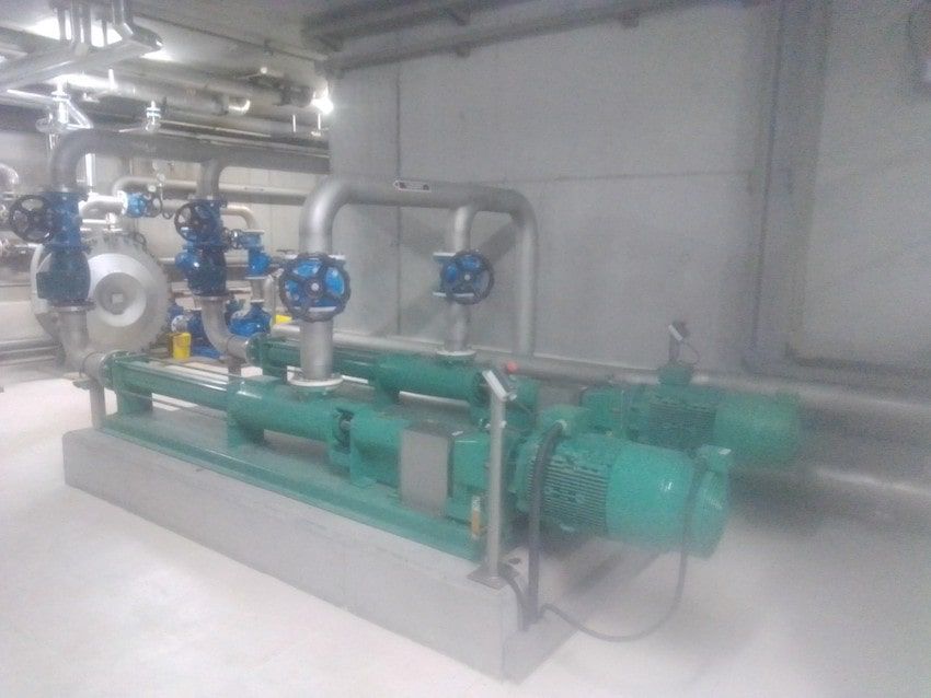 Stator Inoxcaucho dans pompe à eaux usées