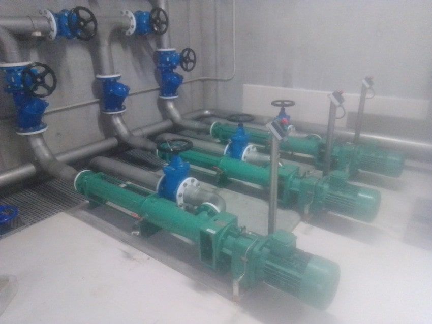 Stator Inoxcaucho dans pompe à eaux usées