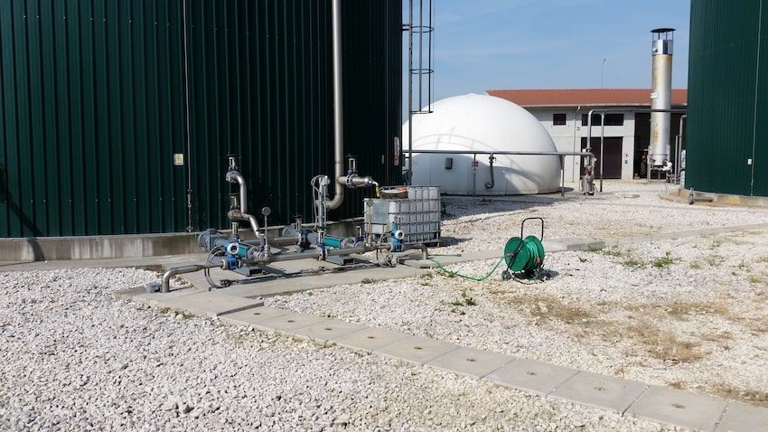 Stator Inoxcaucho dans une usine de biogaz