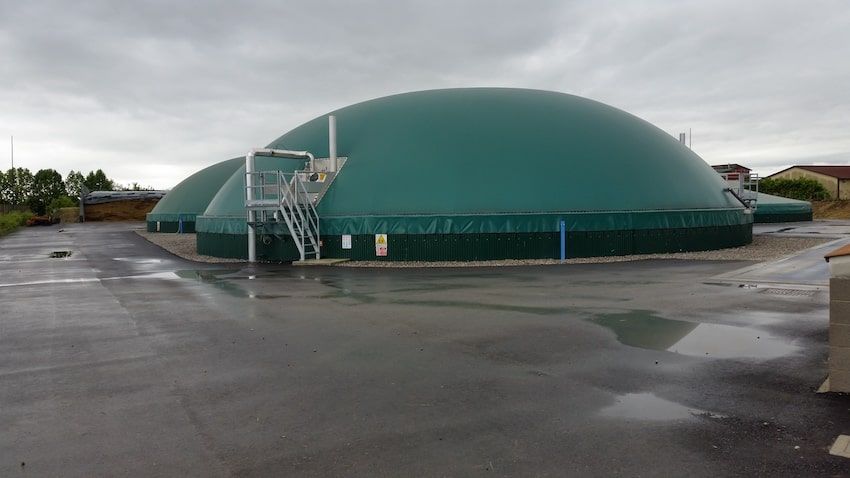 Stator Inoxcaucho dans une usine de biogaz
