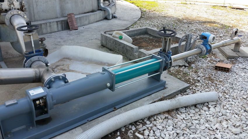 Stator Inoxcaucho dans une usine de biogaz