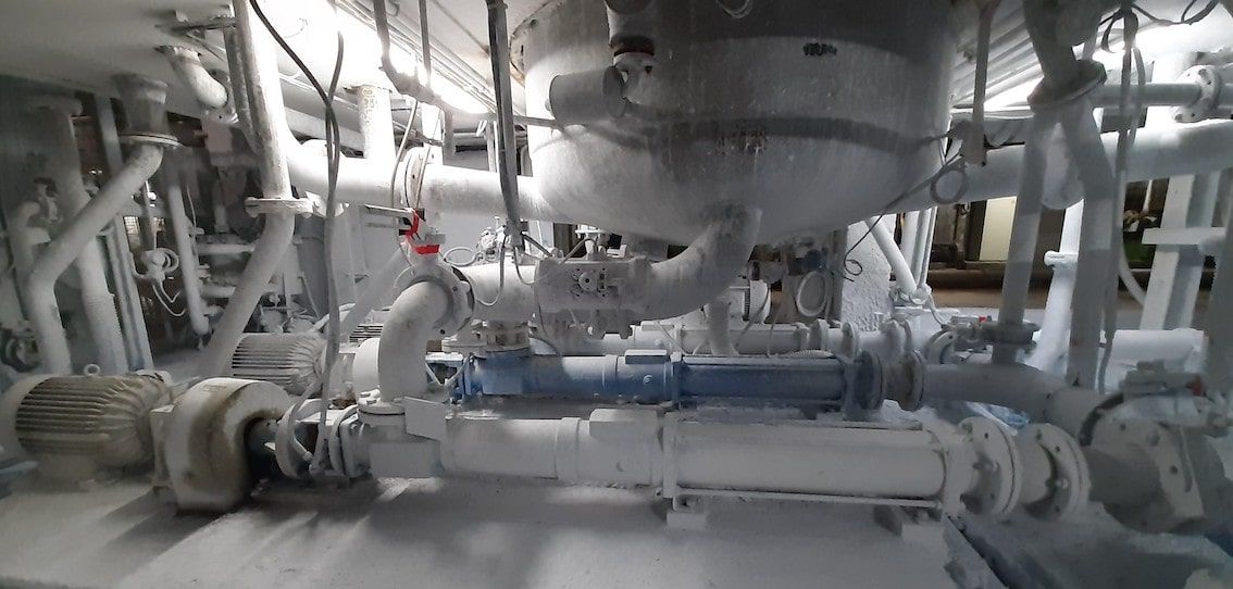 Stator Inoxcaucho dans l'industrie papetière